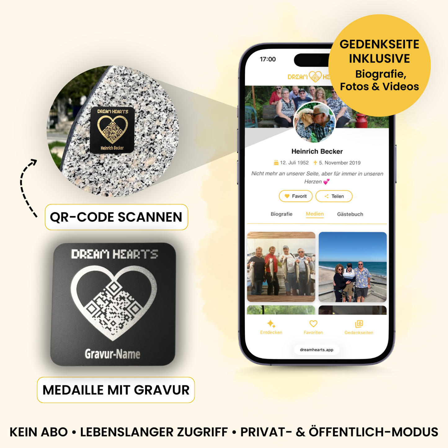 DREAM HEARTS Medaille